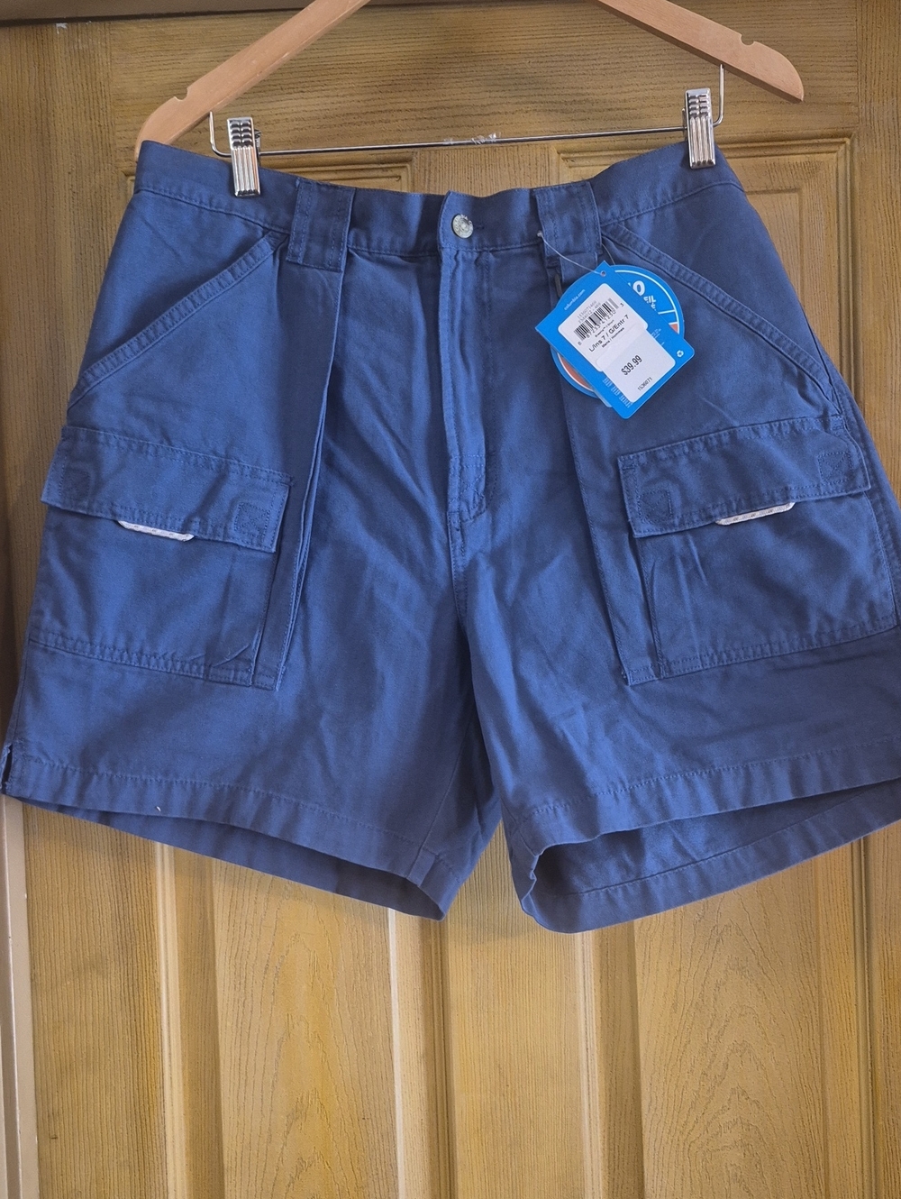 Columbia Sportwear Co Blue Mens  Brewha II Short Inseam 7 Large Fishing Gear